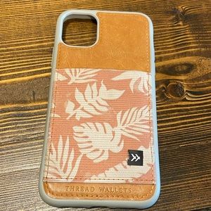 Thread Wallet Palm Leaf iPhone 11 wallet case